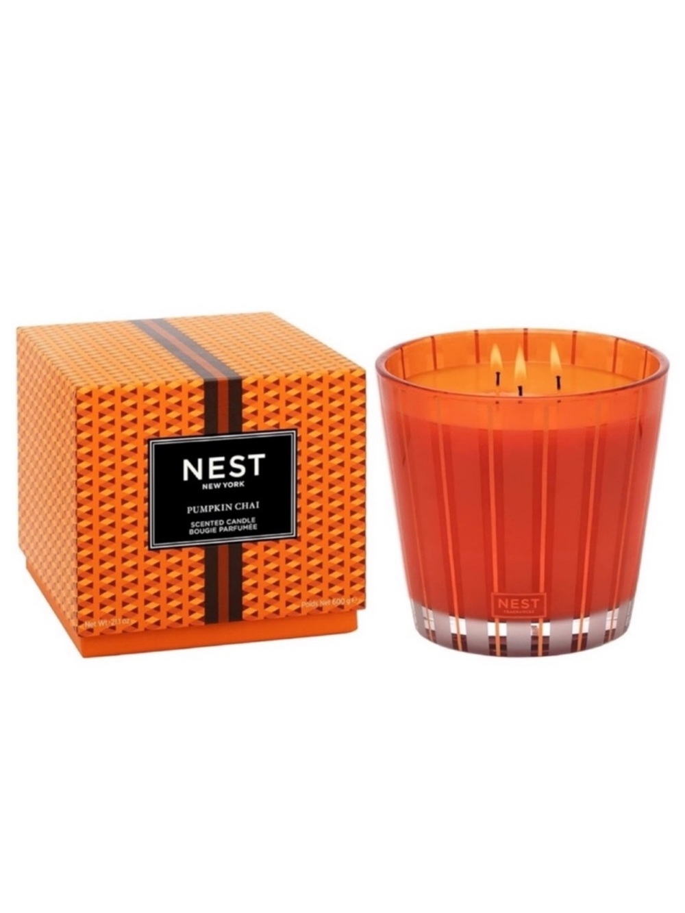 NEST New York Pumpkin Chai 3 Wick Candle 21 oz 600g